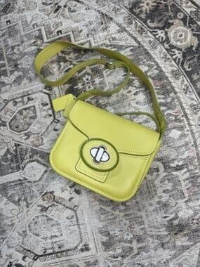 Coach 35767 RARE Drifter Shoulder Bag Lime Green Soft Calf Leather Crossbody Y2K